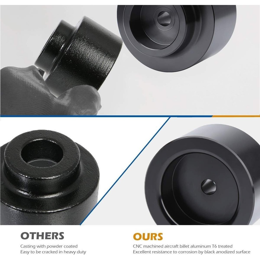 Set of 2 Dynofit 2" Rear Leveling‎ Lift Spacers for 2009-2024 Dodge Ram 1500 4X4 - Picture 5 of 10